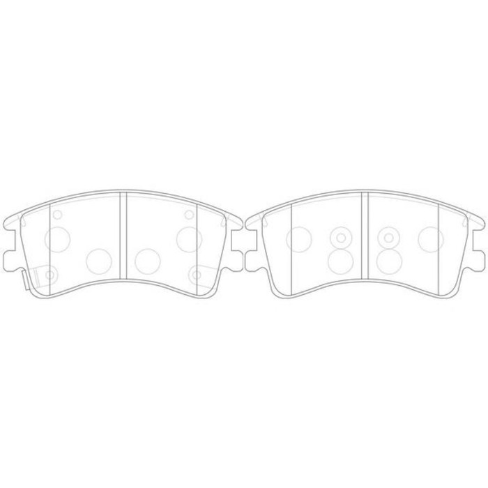 Колодки тормозные FIT FP0957