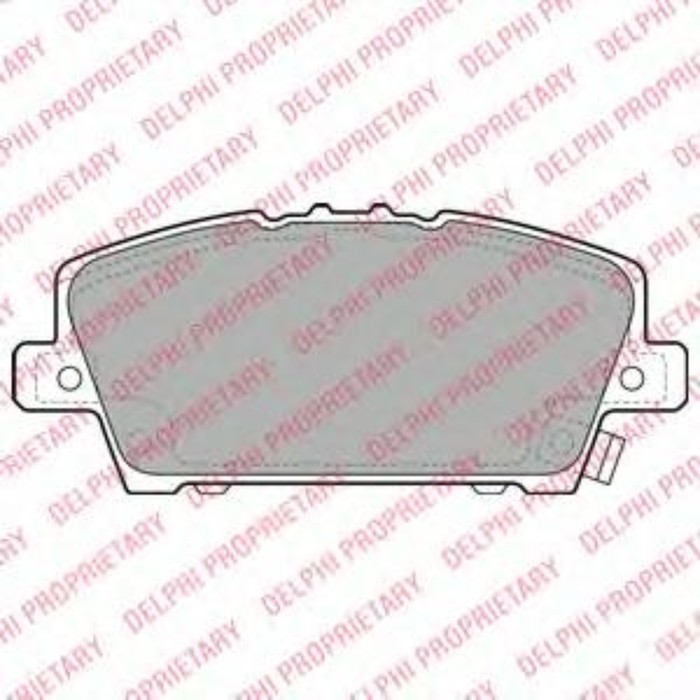 Колодки тормозные DELPHI LP1970