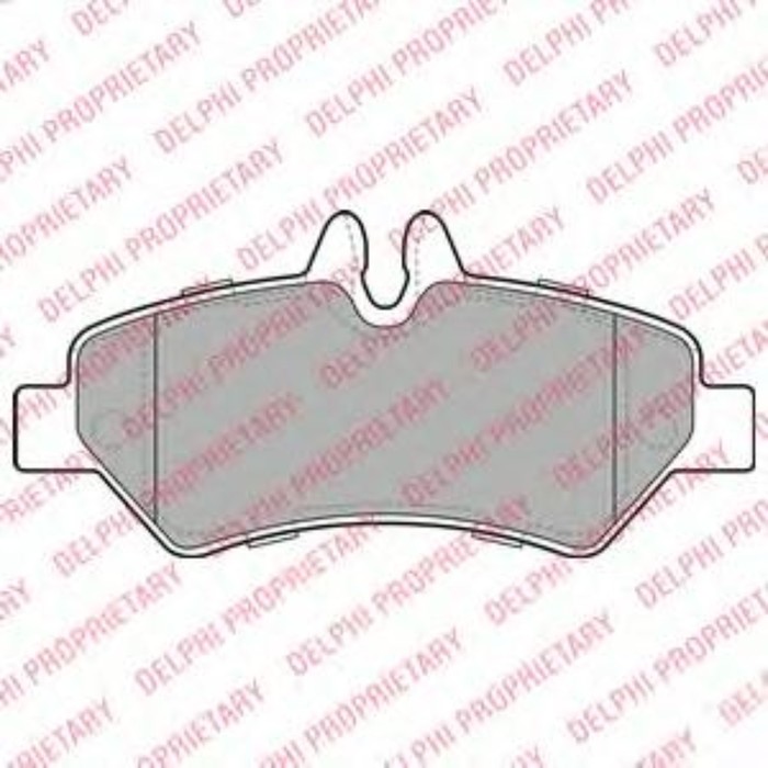 Колодки тормозные DELPHI LP1983