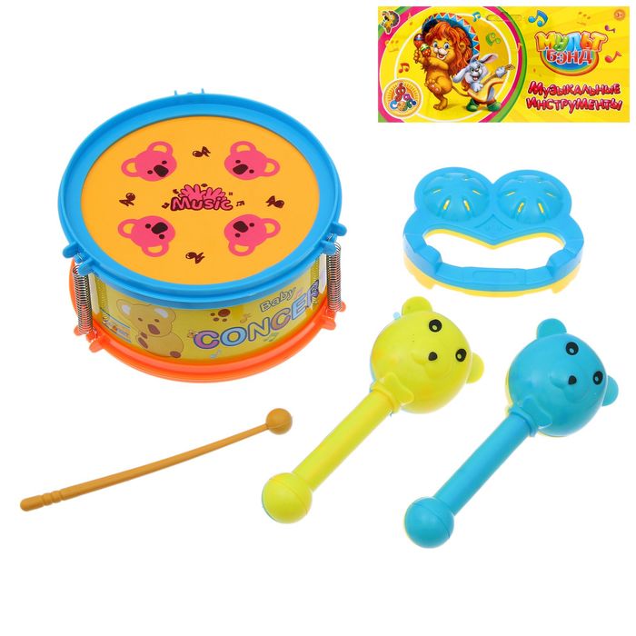 Набор музыкальных инструментов "Минутка", 5 предметов