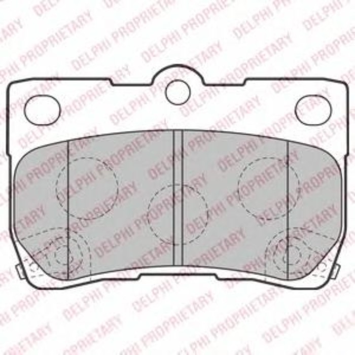 Колодки тормозные DELPHI LP2130