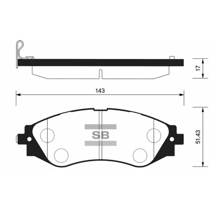 Колодки тормозные дисковые HI-Q SP1102