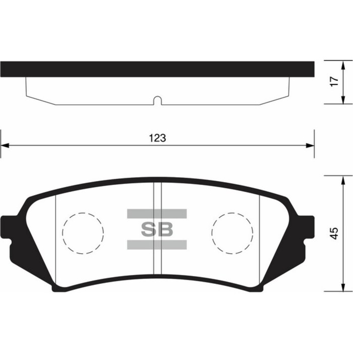Колодки тормозные дисковые HI-Q SP1380