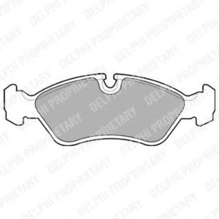 Колодки тормозные DELPHI LP585