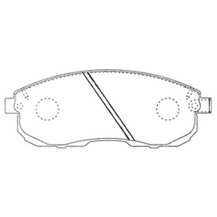 Колодки тормозные FIT FP0430