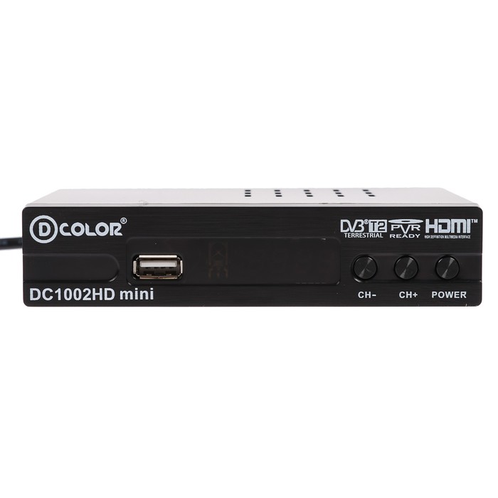 Цифровой эфирный тюнер, D-Color DC1002HD mini, DVB-T2