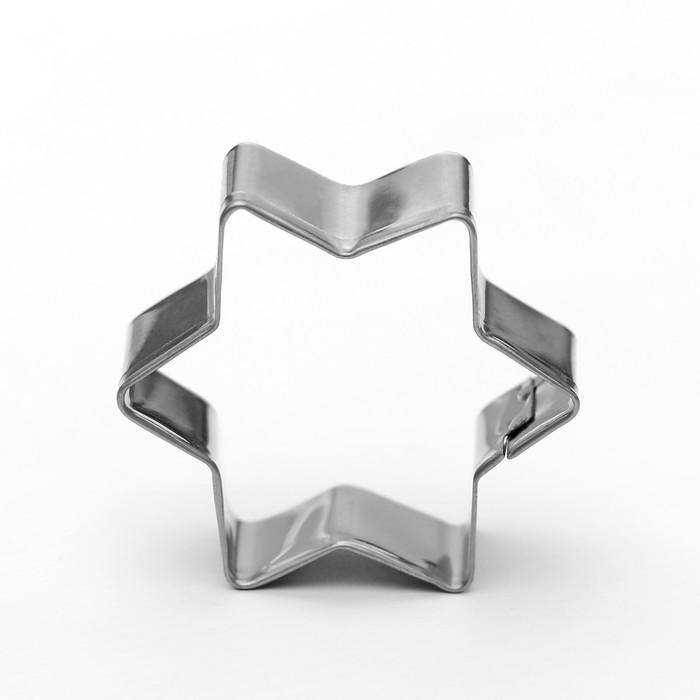 Набор форм для вырезания печенья 7х13 см "Сердце,круг,звезда,квадрат", 6 шт