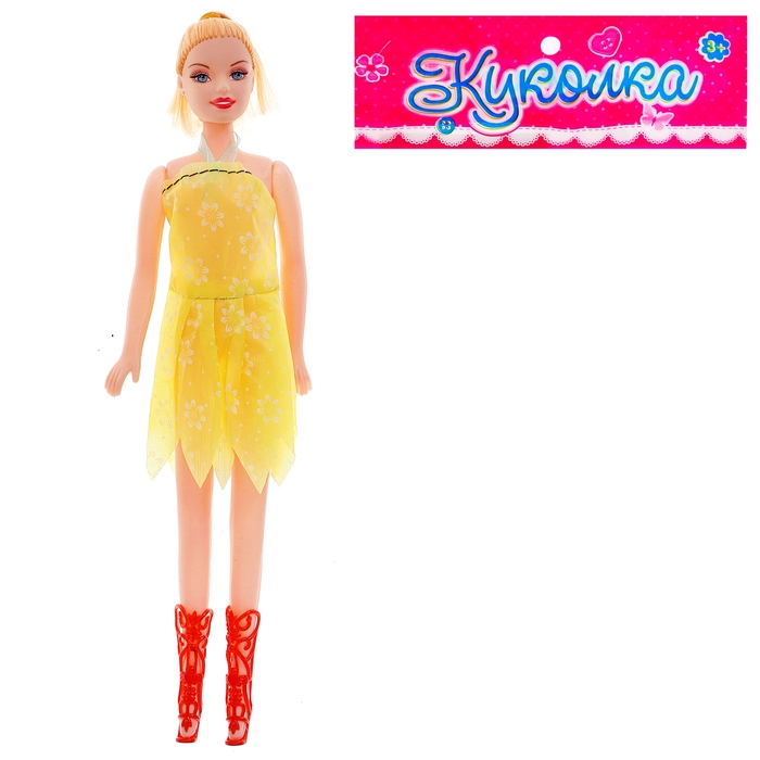 Кукла модель "Ксения" в сарафане, МИКС