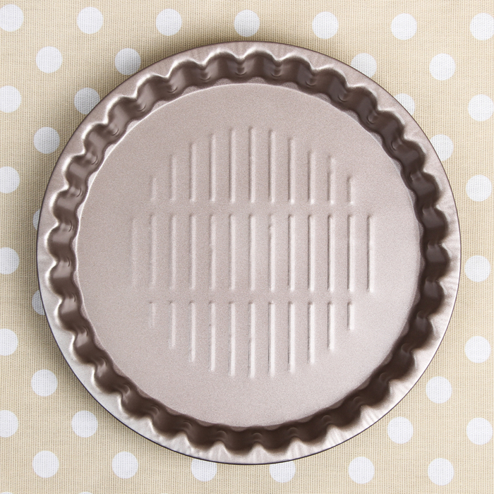 Форма для выпечки 30х4 см "Рифленый круг. Гриль", антипригарное покрытие