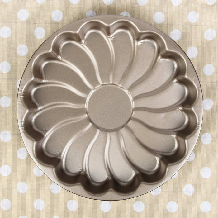 Форма для выпечки "Гербера" 31,5х4 см, антипригарное покрытие