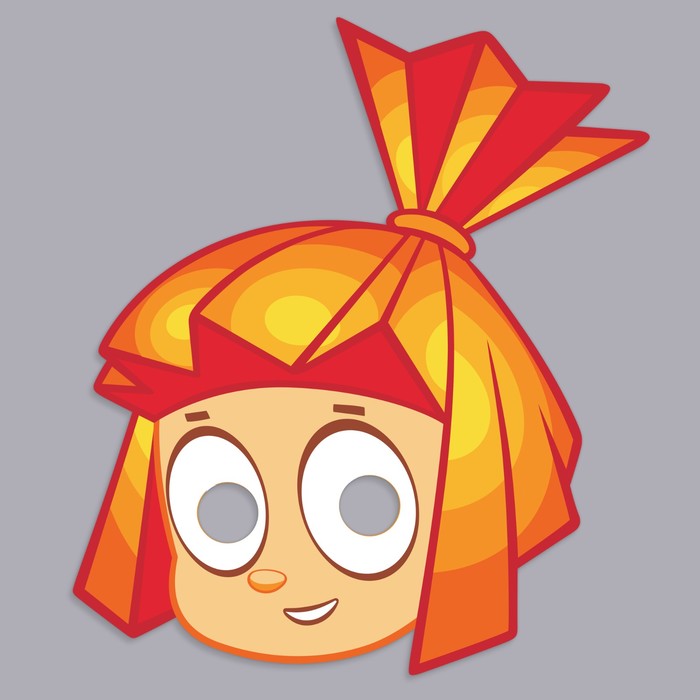 Маска карнавальная ФИКСИКИ "Симка", 26,1 х 29,8 см