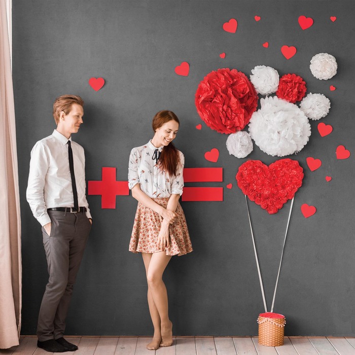 Наборы для декора праздников Love Story, 21 х 29,5 х 1,5 см