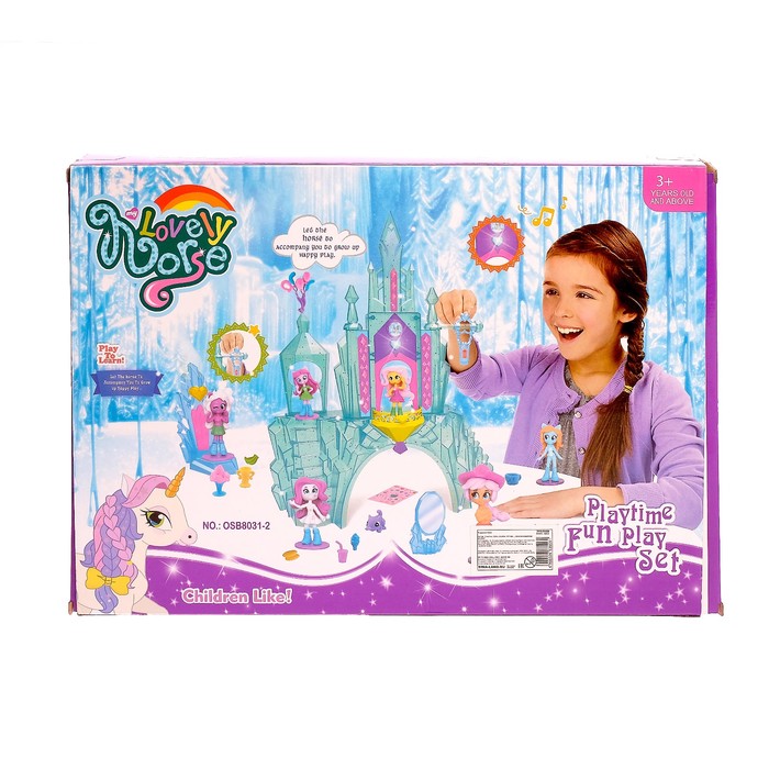 Игровой набор "Волшебный замок пони", световые эффекты, МИКС