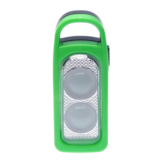 Фонарик 2 диода, с петлёй для ношения, 3 ААА, микс, 5х13.5 см