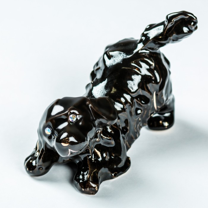 Копилка ""Песик" , глянец чёрный