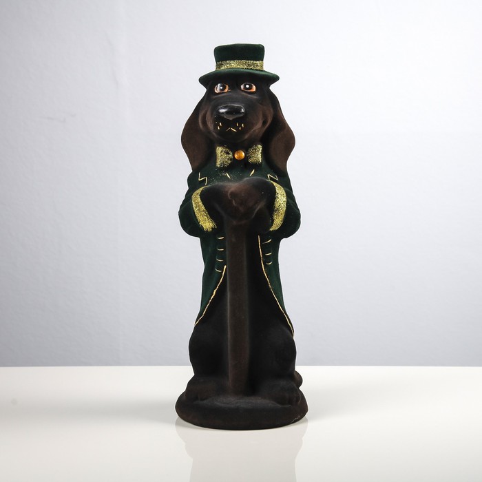 Копилка "Собака Олигарх", флок