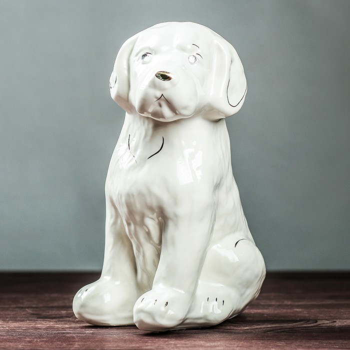 Сувенир "Собака Бобик", глянец, белый