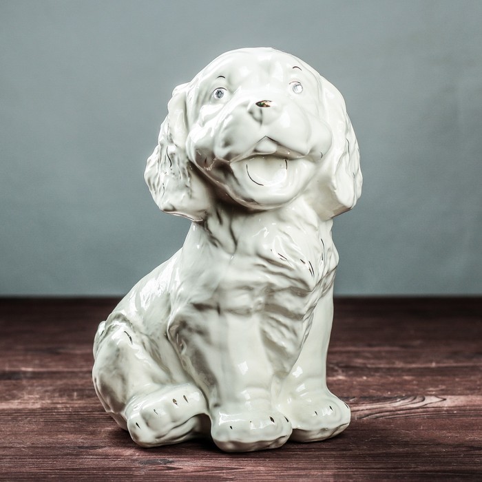 Сувенир "Собака Джин", глянец, белый