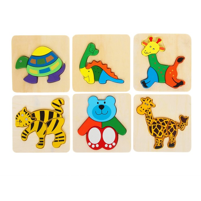 Рамка-вкладыш "Животные", МИКС