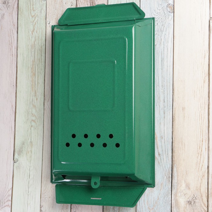 Ящик почтовый «Классика», вертикальный, без замка (с петлёй), зелёный