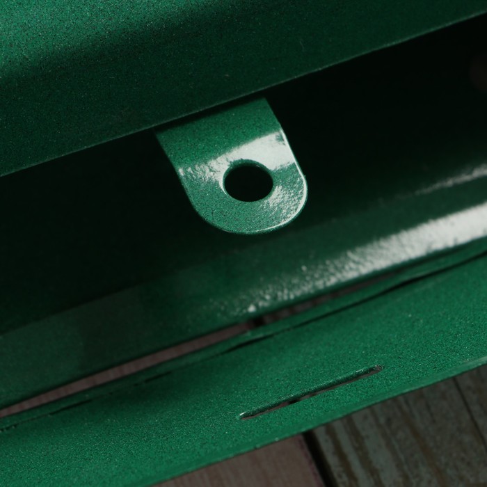 Ящик почтовый «Классика», вертикальный, без замка (с петлёй), зелёный