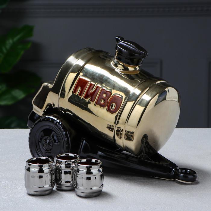 Винный набор "Бочка Пиво"