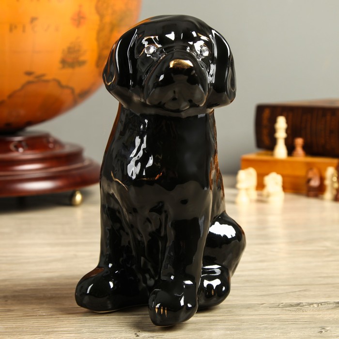 Сувенир "Собака Бобик", глянец, чёрный