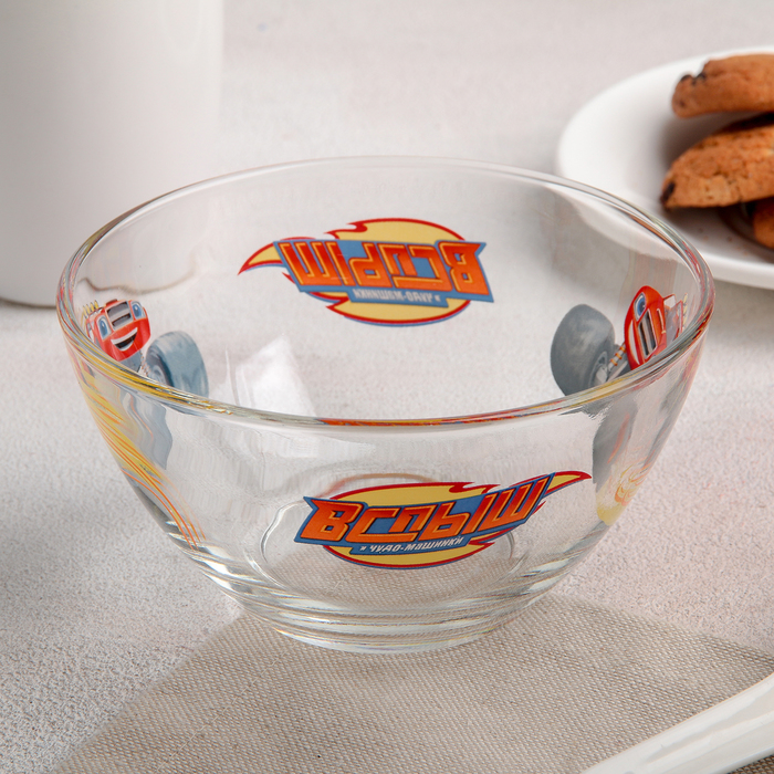 Салатник 250 мл "Вспыш и чудо-машинки", 13 см