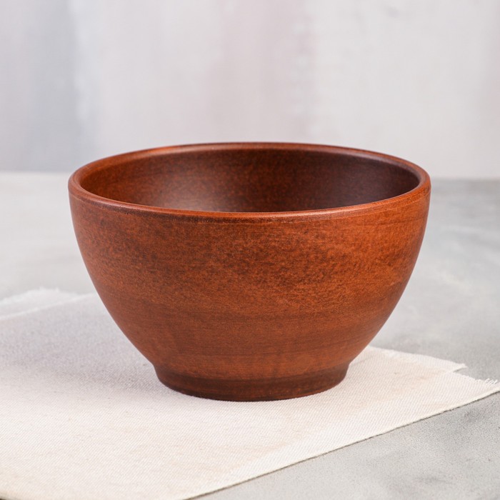 Салатник 0,6 л красная глина