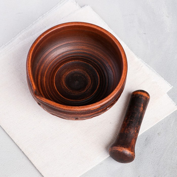 Ступка с толкушкой