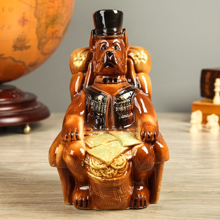 Копилка "Собака на троне" акрил