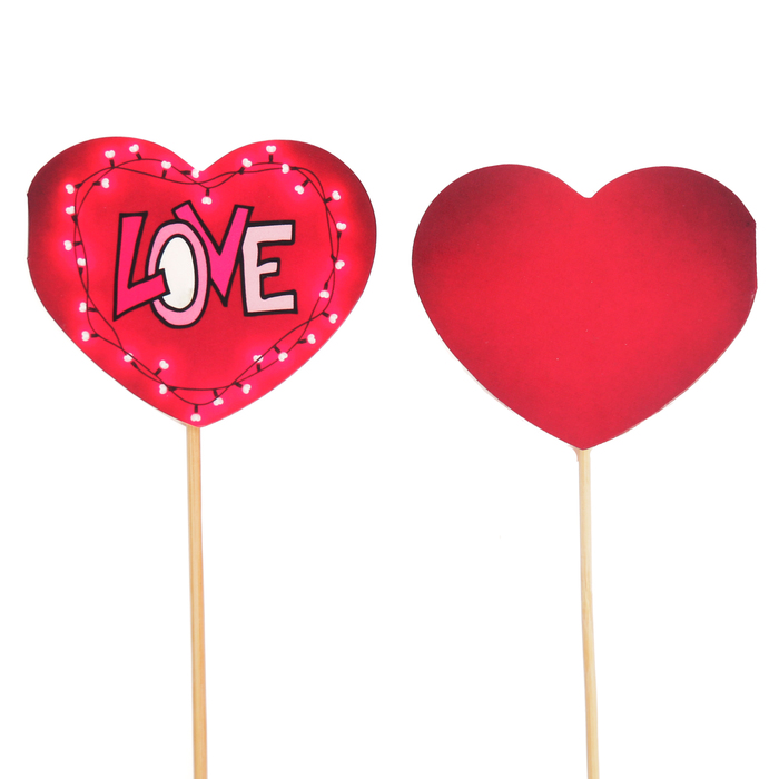 Топпер - открытка "LOVE" гирлянда