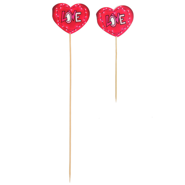 Топпер - открытка "LOVE" гирлянда