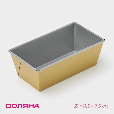 Форма для выпечки Доляна «Джоанна. Хлеб», 21×11,5×7,5 см, антипригарное покрытие, цвет МИКС - Фото 1