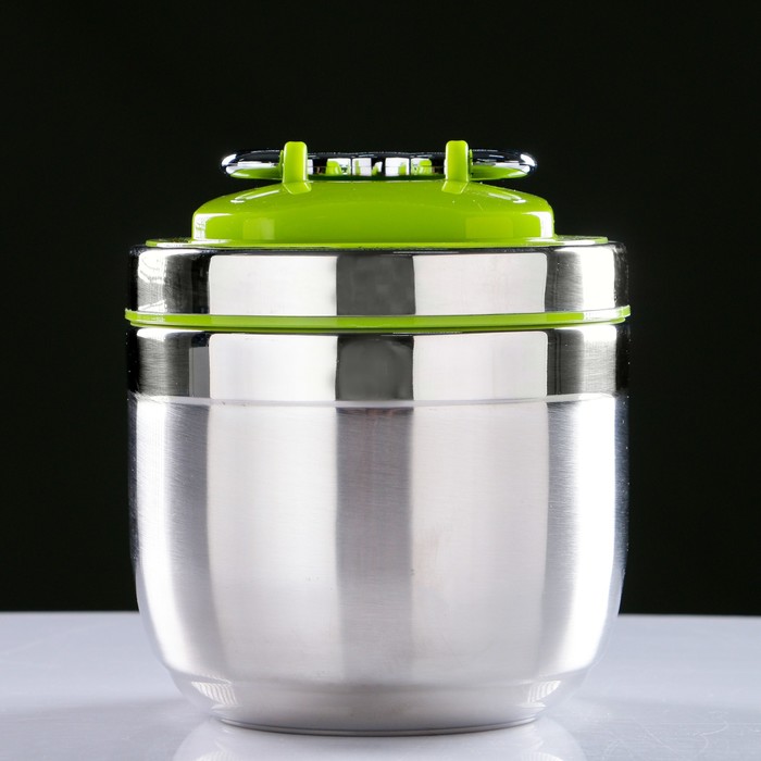 Ланч-бокс «Вспышка», 1.4 л, 1 тарелка, внутри металл, микс, 14 × 16.5 см