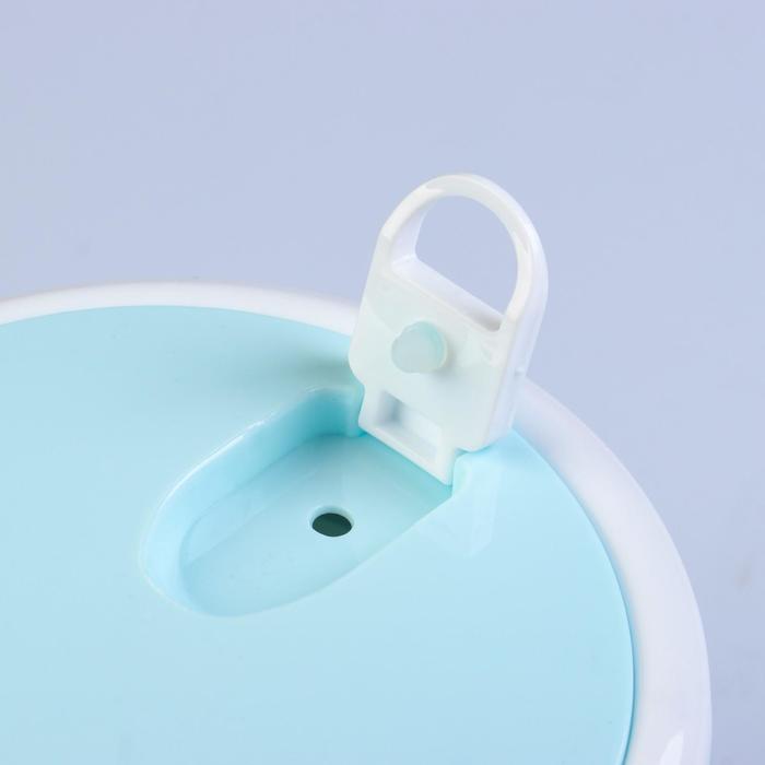 Ланч-бокс набор 2в1, круг, 1,1л, держит тепло 3-4ч, микс 15*17см