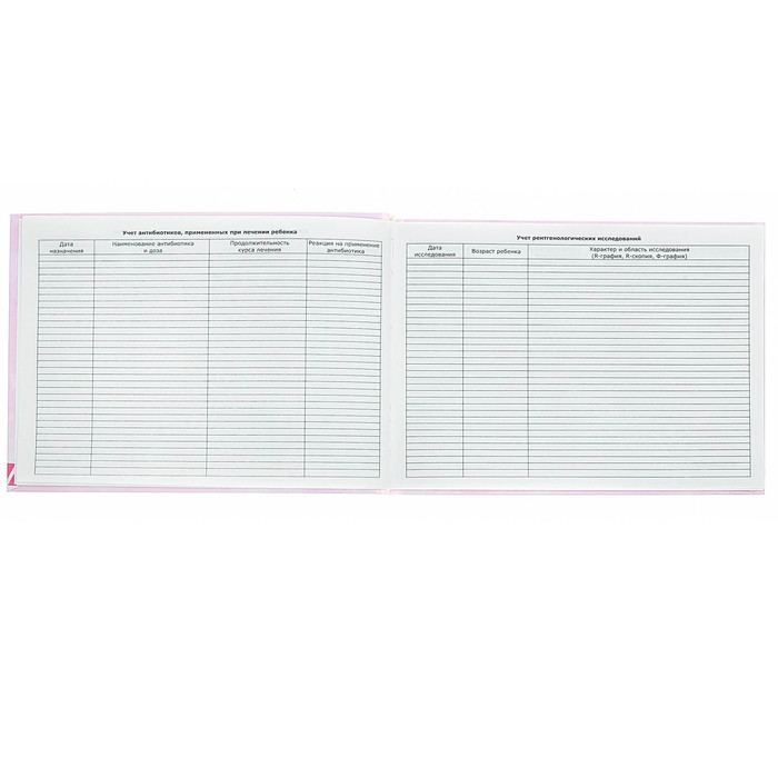 Медицинская карта. История развития ребенка "Жирафы"