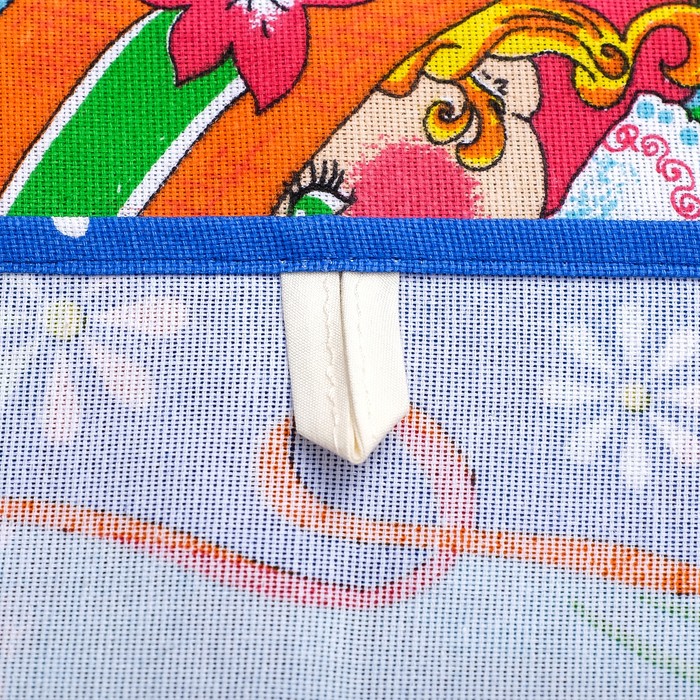 Набор полотенец DomoVita Друзья, цвет синий МИКС 40х60 см, 4 шт в пакете