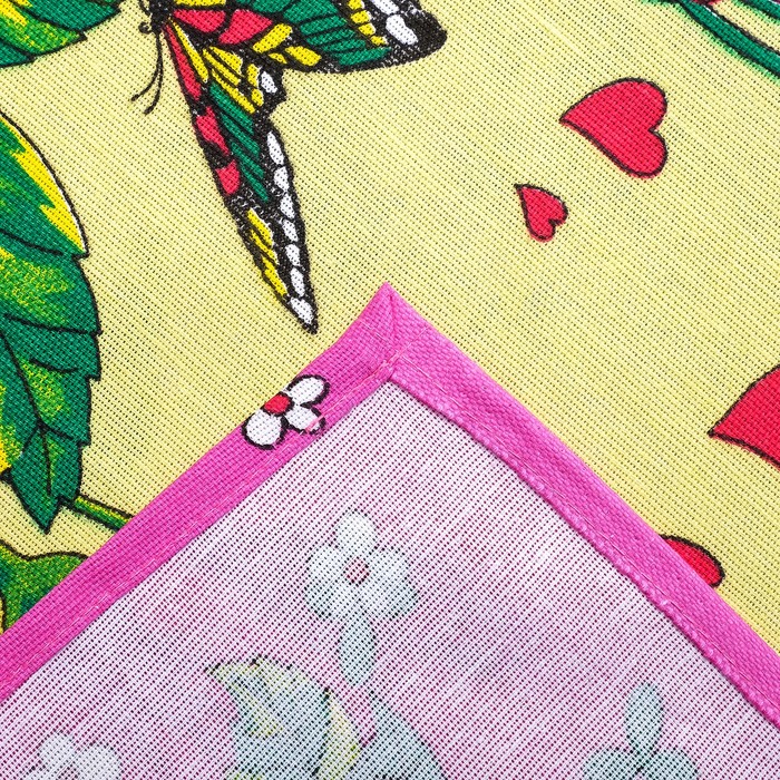 Набор полотенец DomoVita 8е ма, цвет розовый МИКС 50х70 см 4 шт в пакете