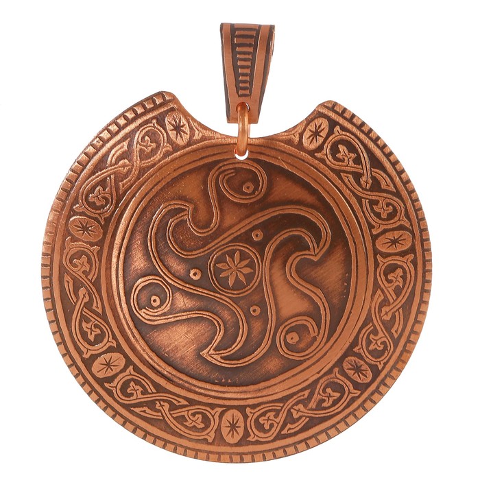 Колт накладной «Трискелион» D 52 мм, D вставки 36 мм