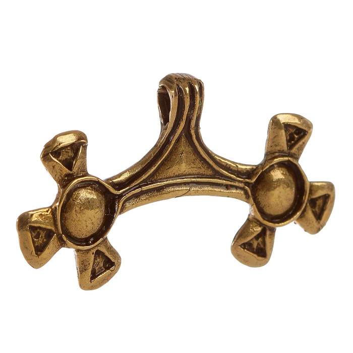 Киевская лунница H 25 мм, L 49 мм латунь