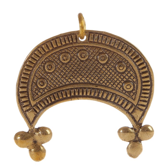 Лунница Лана H 38 мм, L 39 мм латунь