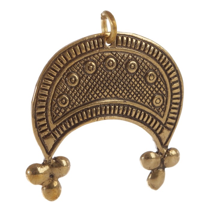 Лунница Лана H 38 мм, L 39 мм латунь