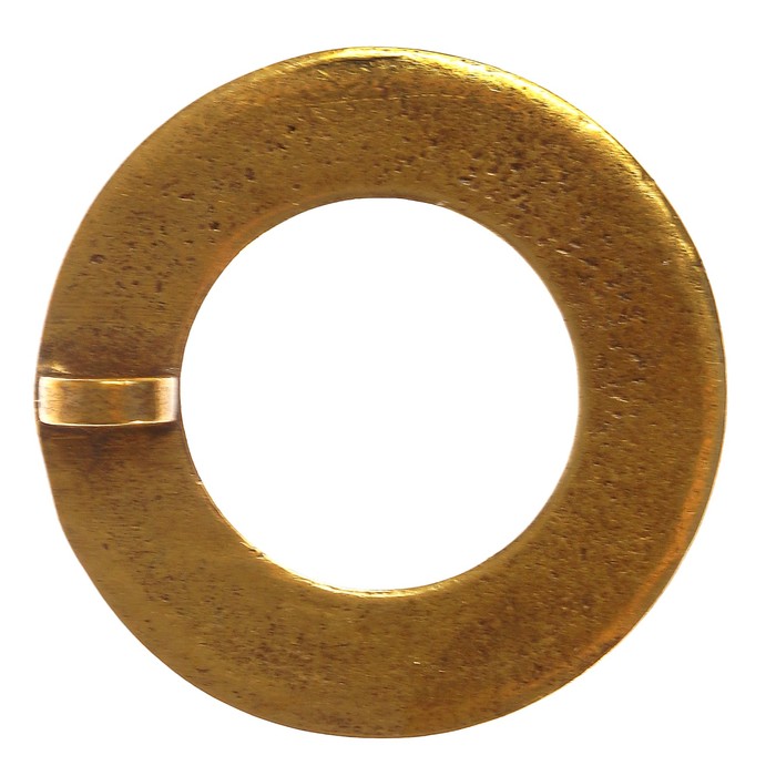 Подвеска «Промысловый календарь Коми» D 39 мм латунь