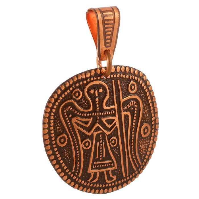 Подвеска «Прообраз святой Софии» H 35 мм L 35 мм медь