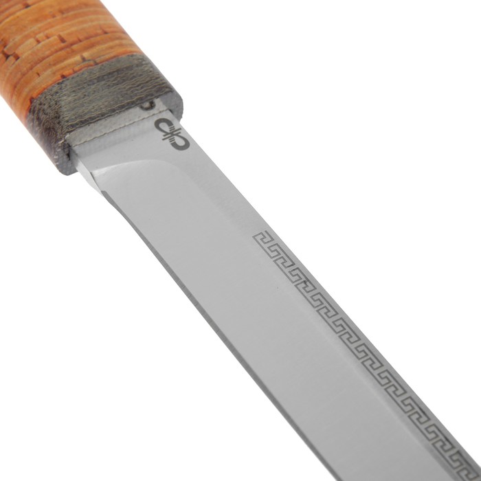 Нож "Бурятский малый", рукоять береста