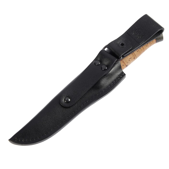 Нож "Ганза", рукоять береста