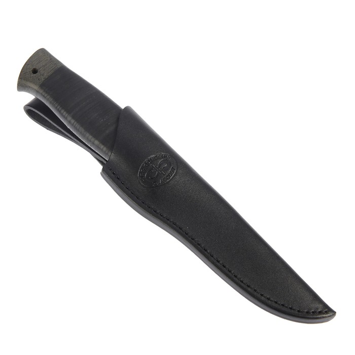 Нож "Ганза", рукоять кожа