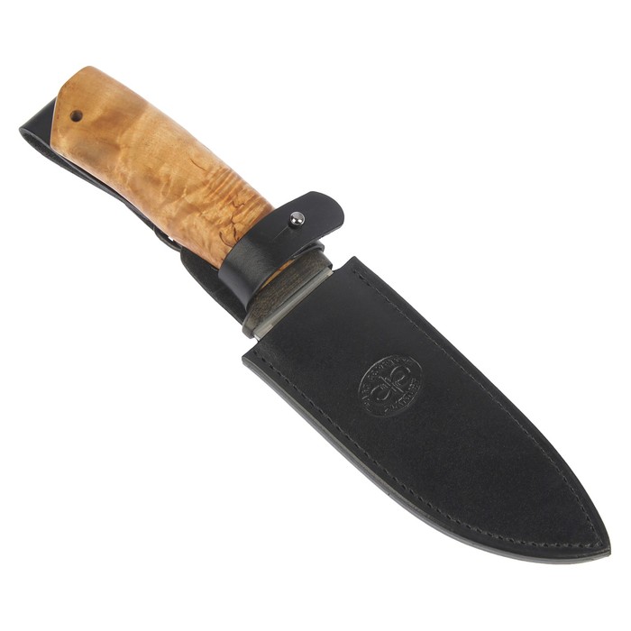 Нож "Гепард", рукоять карельская береза