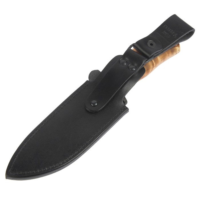 Нож "Гепард", рукоять карельская береза